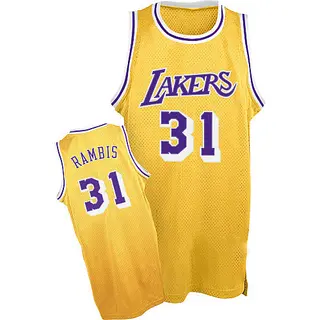 Los Angeles Lakers Men's Kurt Rambis Gold Swingman Throwback Jersey