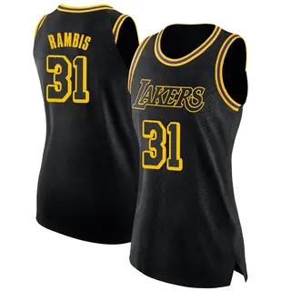 Los Angeles Lakers Women's Kurt Rambis Black Swingman Jersey - City Edition