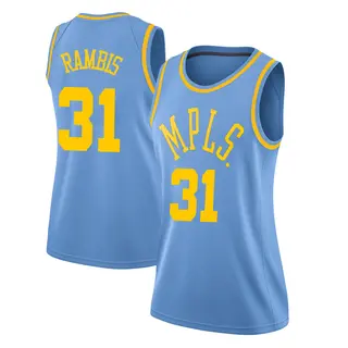 Los Angeles Lakers Women's Kurt Rambis Blue Swingman Hardwood Classics Jersey