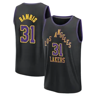 Los Angeles Lakers Youth Kurt Rambis Black Fast Break 2023/24 City Edition Jersey