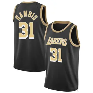 Los Angeles Lakers Youth Kurt Rambis Black Swingman Select Series Jersey