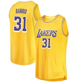 Los Angeles Lakers Youth Kurt Rambis Gold Swingman 2018/19 Jersey - Icon Edition