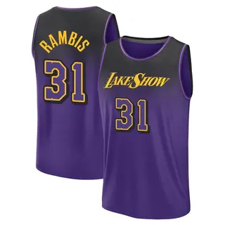 Los Angeles Lakers Youth Kurt Rambis Purple Fast Break Fanatics 2024/25 City Edition Jersey