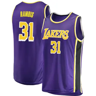 Los Angeles Lakers Youth Kurt Rambis Purple Swingman 2018/19 Jersey - Statement Edition