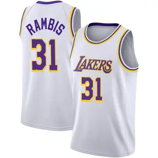Los Angeles Lakers Youth Kurt Rambis White Swingman 2020/21 Jersey - Association Edition