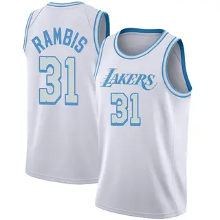 Los Angeles Lakers Youth Kurt Rambis White Swingman 2020/21 Jersey - City Edition