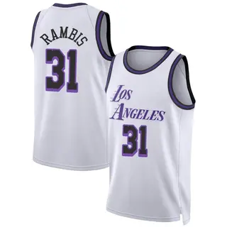 Los Angeles Lakers Youth Kurt Rambis White Swingman 2022/23 City Edition Jersey